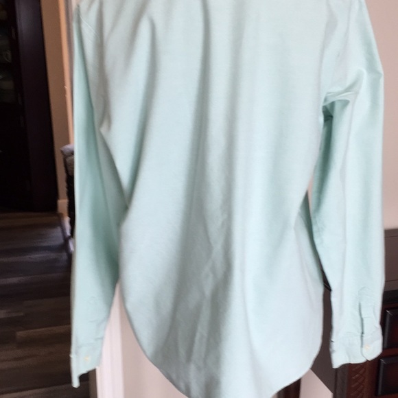 Ivy League XL Button down long sleeve mint shirt - Picture 6 of 8